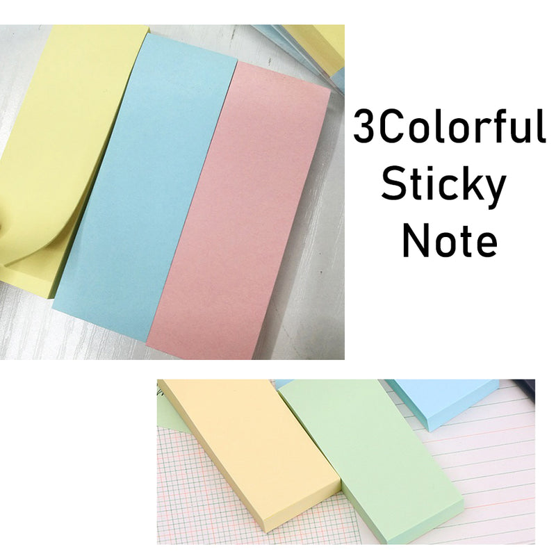 idrop 300 sheet Sticky Notes with Strong Adhesive Great for School, Office, Home [ 25 x 76mm ]