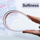 idrop [ 15cm / 6inch ] 4Pcs  Flexible Plastic Student Straight Ruler Measuring Tool