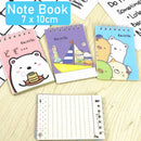 idrop 1pcs Creative Folded Cute Cartoon Mini Notebook [ 7 x 10cm ]