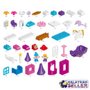 idrop 101 Pcs Fairy Tale Castle Colorful Creative Building Block Toy Set For Kids Children