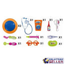 idrop Doctor Medicine Box Pretend Play Toy Set With Trolley For Kids Children