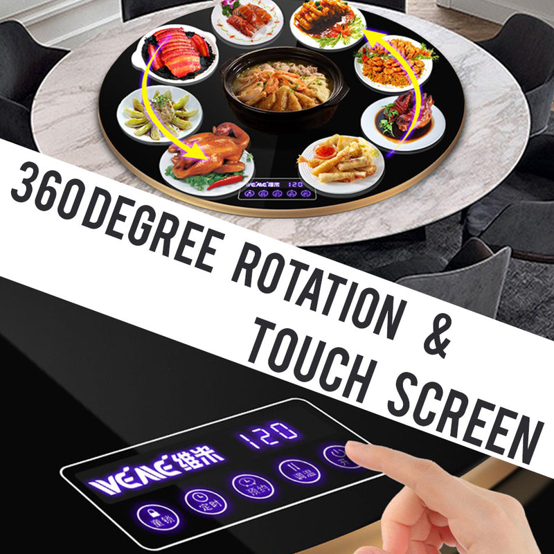 idrop Multifunctional 360 Degree Rotating Round Intelligent Meal Insulation Board