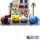 idrop Pull Back Cute Cartoon Animal Stunt Racing Car Toy For Kids And Children