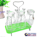 idrop Stainless Steel Inverted Drying Cup Glass Holder Tray Rack Storage