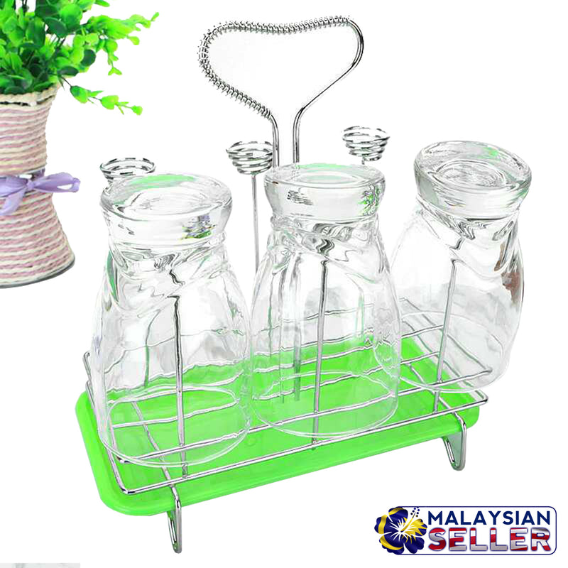 idrop Stainless Steel Inverted Drying Cup Glass Holder Tray Rack Storage