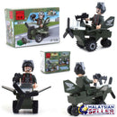 idrop COMBATZONES - 25 Pcs Small World War Army Pilot and Plane Building Block [ 801 ]