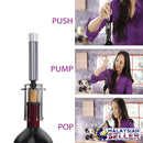idrop VINO POP - Wine Opener Set Air Pressure Pump Bottle Opener, Foil Cutter, Aerator Pour Spout, Vacuum Seal Stopper, Storage Bag [ VP011124 ]