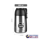 idrop 680 ml Stainless Steel Thermos Vacuum Heat Insulation Thermal Flask Water Bottle