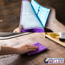 idrop Multipurpose Foldable Microfiber Window Wiping Cloths Glass Cleaning Brush