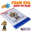idrop 110 Pcs 3D Educational Puzzle Paper Craft Foam EVA Transformers Bumblebee Toy Set [ 566-C ]
