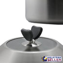 idrop 18 cm Double Ear Stainless Steel Cooking Soup Pot With Double Handle Lid Cookingware