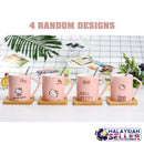idrop KT - 400 ml Cute Design Ceramic Cup with Handle