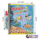idrop Sea Aquatic Animal Magic Water Coloring Book And Pen Educational Toy