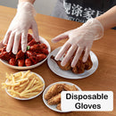 idrop 100pcs Kitchen Tools Transparent Disposable Plastic Gloves for Cooking Cleaning and Food Handling Durable and Environmental Protection