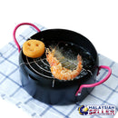 idrop 18 cm Stainless Steel Non-Stick Frying Cooking Pot Tempura Cookingware Kitchen Utensils