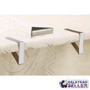 idrop 4 Pcs 5cm Thick Stainless Steel Dining Tablecloth Clip Tableware