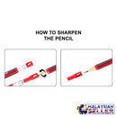 idrop 2B Lead 2.0 mm Automatic Pencil With Back Sharpener Stationary Set For Office Student