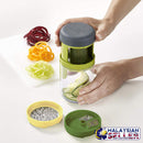 idrop 3 in 1 Multipurpose Handheld Spiralizer Food Slicer Grater