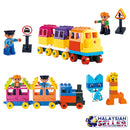 idrop 60 Pcs Smart Lines Train Truck Brick Colorful Creative Building Block Toy Set For Kids Children