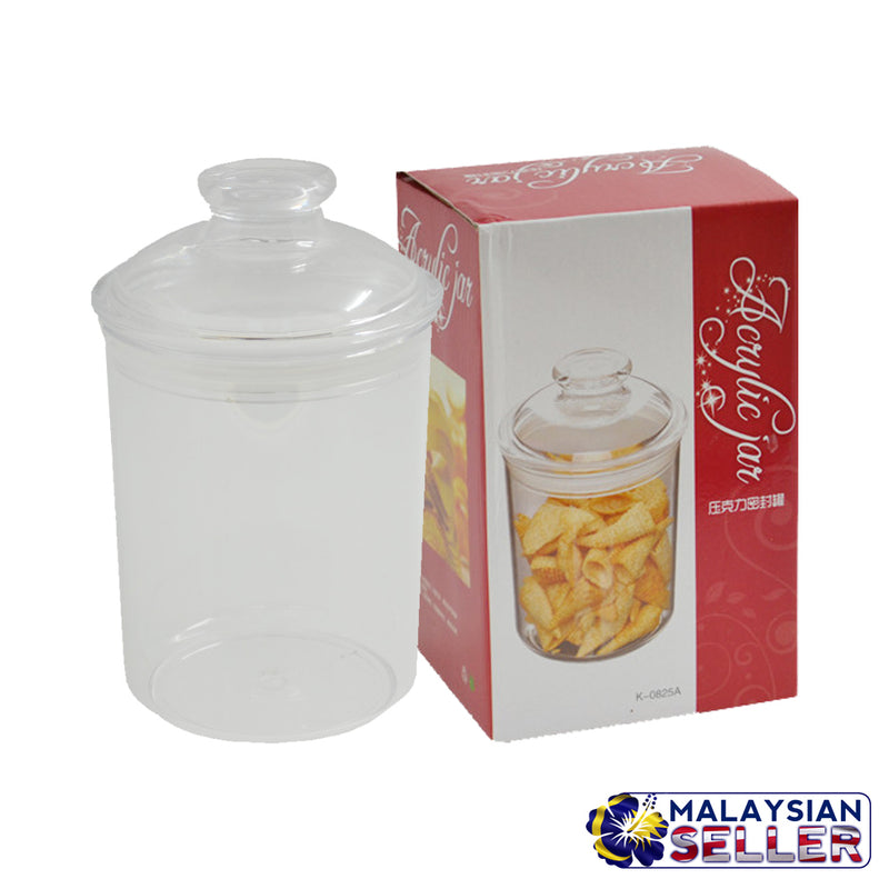 idrop Small Transparent Acrylic Jar For Kitchen Food Storage