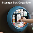 idrop Portable Waterproof Multistorage Cosmetic Storage Compartment with Magnet Door