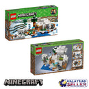 idrop 242 Pcs Minecraft Winter Colorful Creative Building Block Toy Set For Kids Children