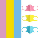idrop Set of 2 Colorful Trendy Fashion Breathable Face Mask For Adult Kids