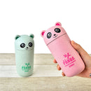 idrop 300 ml Portable Wheat Straw Panda Cute Cartoon Drinking Cup
