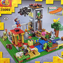 idrop 431 Pcs MyWorld Castle Warfare Colorful Creative Building Block Toy Set For Kids Children