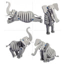 idrop Giraffe/Elephant Wild Safari Animals Foam EVA Building Block Toy Set For Kids And Children