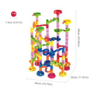 idrop 91 Pcs Marble Run Track Tower Building Block Toys For Kids And Children