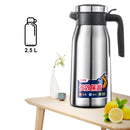 idrop 2.5 L Stainless Steel Thermos Vacuum Heat Insulation Thermal Flask Water Bottle