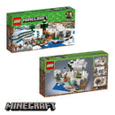 idrop 242 Pcs Minecraft Winter Colorful Creative Building Block Toy Set For Kids Children