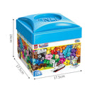 idrop 460 Pcs Colorful Creative Building Block Toy Set With Case For Kids Children