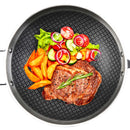 idrop [ 34CM ] SUS304 Stainless Steel Cooking Wok With Lid Cover / Kuali Memasak Bersama Penutup / 底印304不锈钢炒锅(组合可立盖)(SAMPINLAIS)鸿运驰新