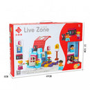idrop 77 Pcs Livezone Classroom School Colorful Creative Building Block Toy Set For Kids Children