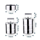 idrop 14 cm 2 Layer 3 Layer Stainless Steel Heat Insulation Lunchbox
