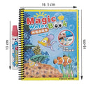 idrop Sea Aquatic Animal Magic Water Coloring Book And Pen Educational Toy