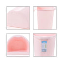 idrop Portable Hanging Eco-Friendly Wheat Straw Trash Garbage Can Bin