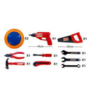 idrop Carpenter Repair Kit Pretend Play Toy Set With Trolley For Kids Children