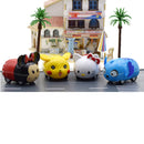 idrop Pull Back Cute Cartoon Animal Stunt Racing Car Toy For Kids And Children