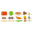 idrop Food Lunch Box Pretend Play Toy Set With Trolley For Kids Children