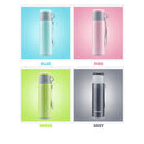idrop 500 ml Trendy Portable Stainless Steel Vacuum Thermal Flask With Cup
