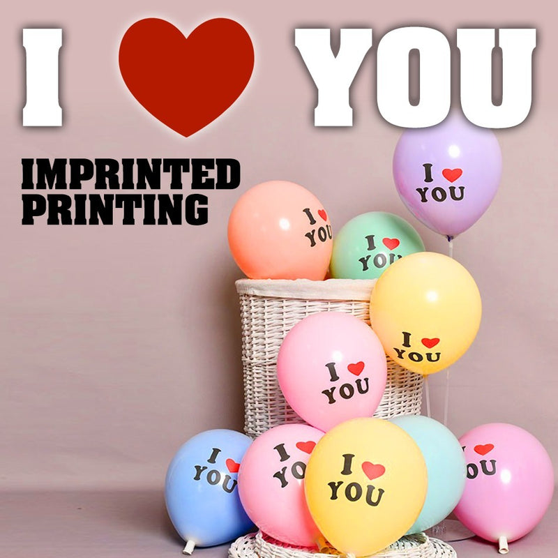 idrop [ 5pcs ] I ❤ YOU - I love You Party Celebration Balloon