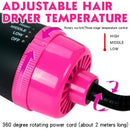 idrop 2 IN 1 Hot Air Hair Dryer & Hair Styler Straightener Curler Brush