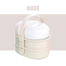 idrop Multipurpose Portable Wheat Straw Lunch Box 950ml