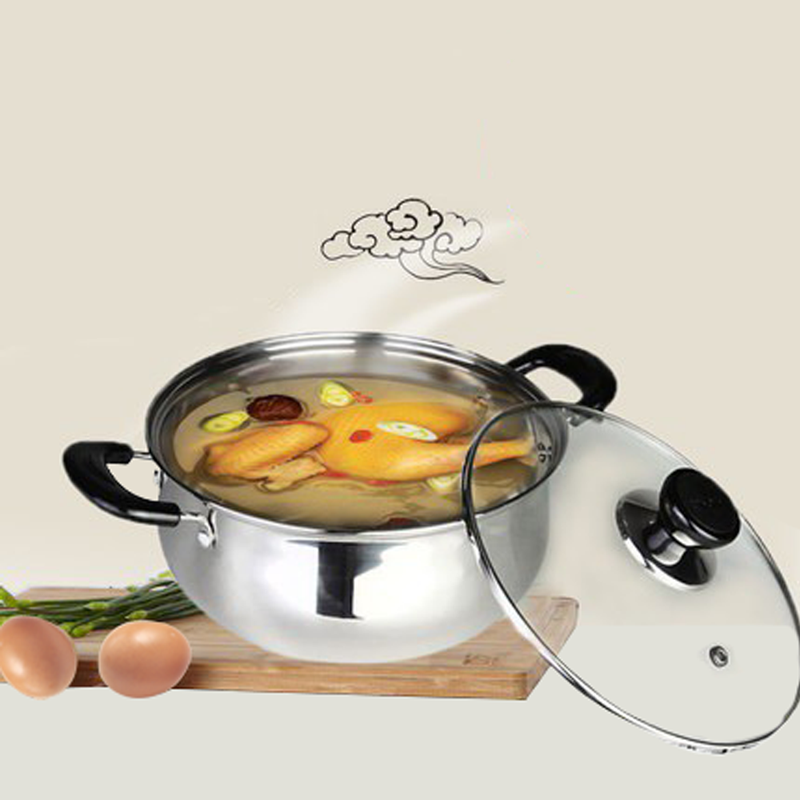 idrop High Quality Kitchenware Multipurpose Stainless Steel Steam Pot 20 cm [BUY 1 FREE 1]