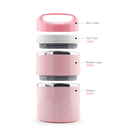 idrop Juchu 2.2 Litre 3 Layer Cute Stainless Steel For Food Preservation Lunch Box