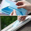 idrop Multipurpose Foldable Microfiber Window Wiping Cloths Glass Cleaning Brush