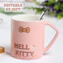 idrop KT - 400 ml Cute Design Ceramic Cup with Handle